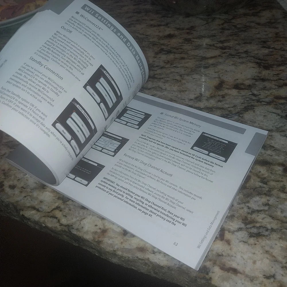 Wii operations manual